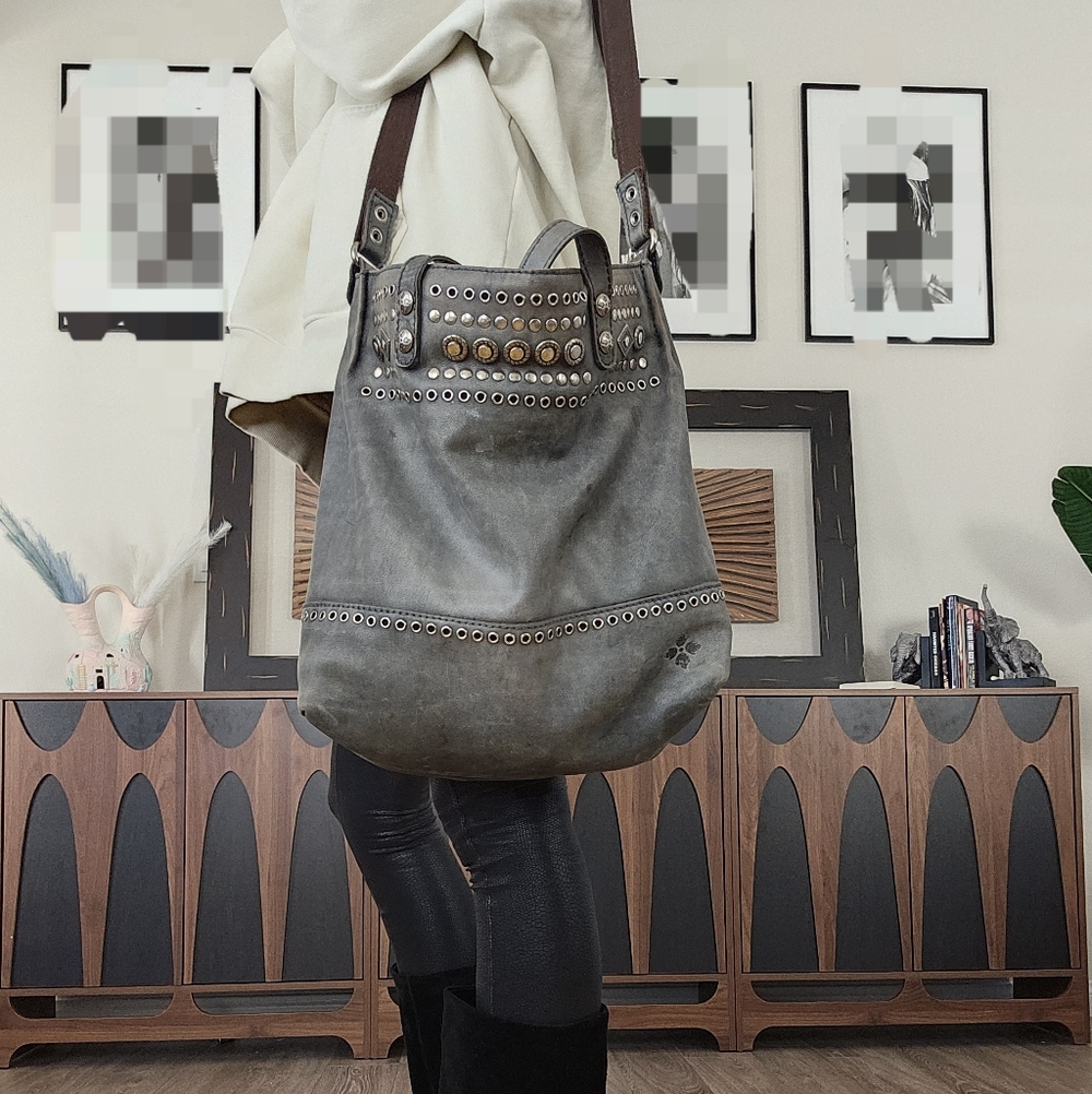 Patricia Nash Studded Leather Bag